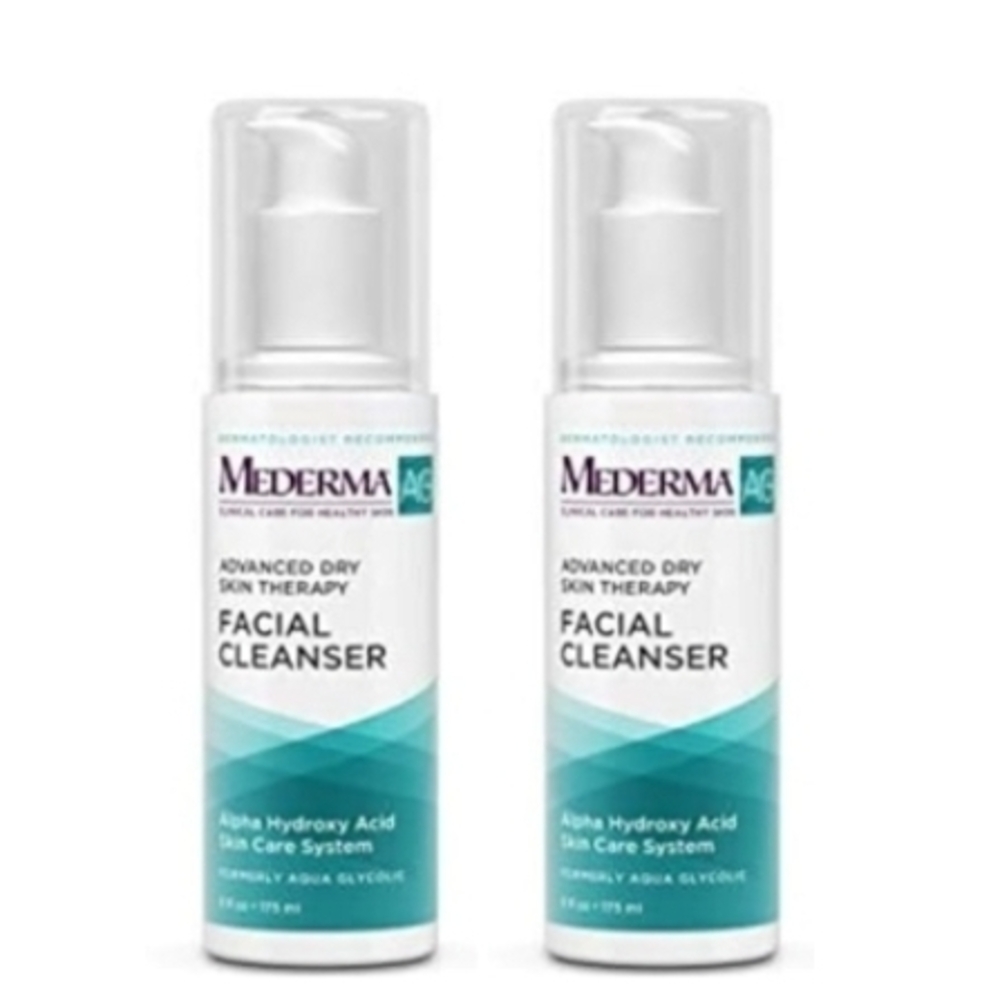 2pk - Mederma  Ag Hydrating Facial Cleanser Hypoallergenic-6 Fluid Ounce